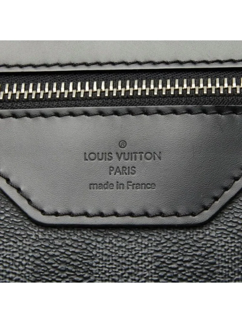 Louis Vuitton Damier Graphite Daniel MM Crossbody Shoulder Bag Black Leather